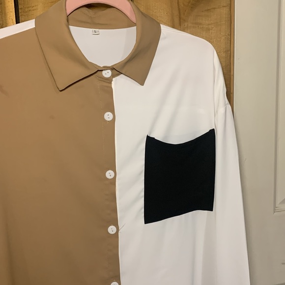 Color block boutique blouse - Picture 3 of 7